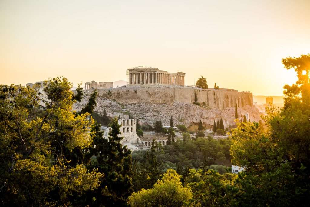 Travelgoals 2024 - The Greek Olympus surrounded by trees