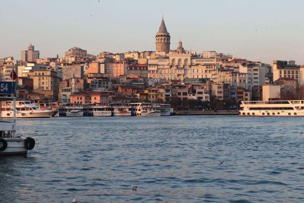 Travelgoals 2024 - Istanbul skyline with sea in the foreground